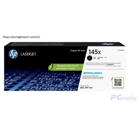 Toner HP 145X W1450X Negro 3,800 Paginas original