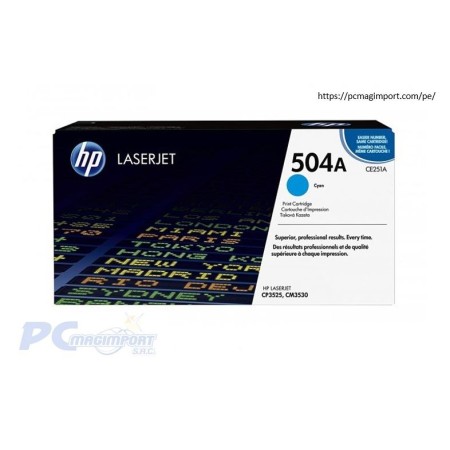 TONER HP CE251A (504A) L.J. CP3525 CYAN