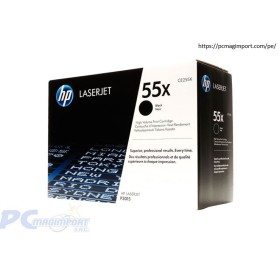 TONER HP CE255X (55X) L.J. CP3015 NEGRO 12.5KPG