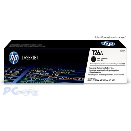 TONER HP CE310A (126A) L.J. CP1025 NEGRO 1200PG