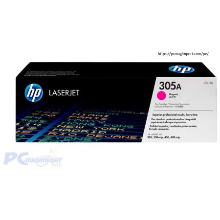 TONER HP CE413A 305A MAGENTA PRO 400 2600PG