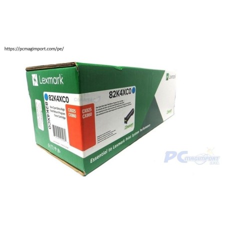 Toner Lexmark 82K4HC0 Cyan cs820, cx820, cx825, cx860 17k