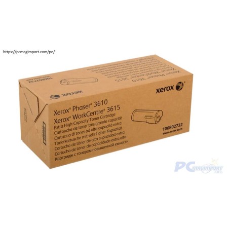 Tóner Xerox 106R02732 Negro