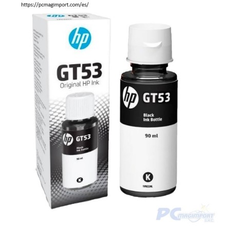 Botella de Tinta HP GT53 Negro Original (1VV22AL) 90ml