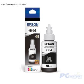 Tinta Botella Epson  664 T664120 negro