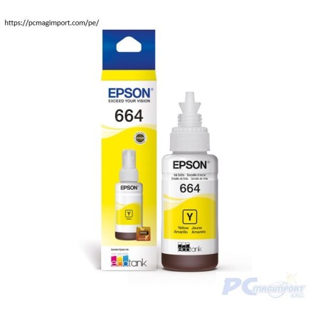 Tinta epson botella  664 T664420  Yellow.