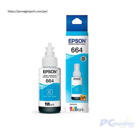 Tinta Epson Botella 664 T664220-AL cian