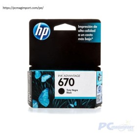 TINTA HP CZ113AL (670) NEGRO (250 PAG)
