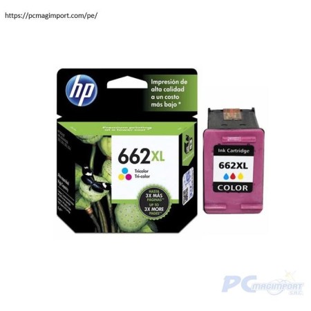 Tinta HP 662XL CZ106AL Tri-color Ink Cartridge