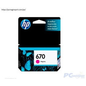 TINTA 670 HP (CZ115AL) MAGENTA
