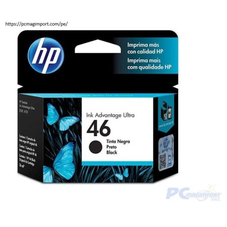 TINTA 46 HP (CZ637AL) NEGRO