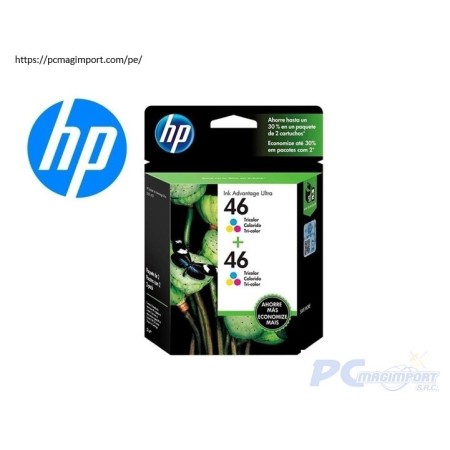 TINTA 46 HP (M0H59AL) TRI-COLOR 2-PACK