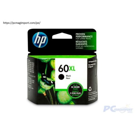 TINTA HP CC641WL (60XL) NEGRO (600 PAG)