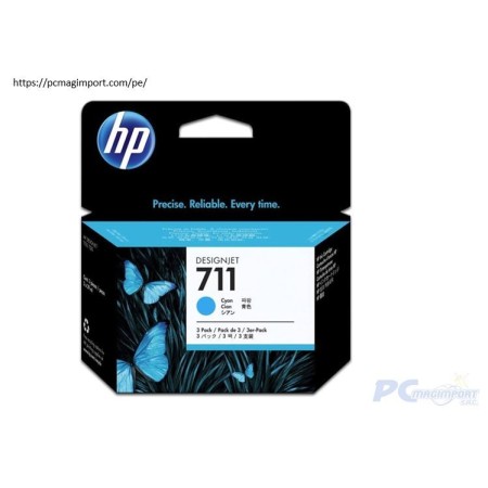 Tinta Plotter Hp magenta 711 CZ131A para T120/T520 29ML