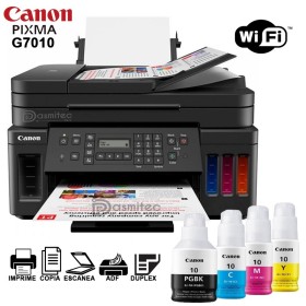 Impresora Canon Pixma Ink Efficient G7010 Multifuncional de Sistema Continuo USB Wifi/fax/ADF