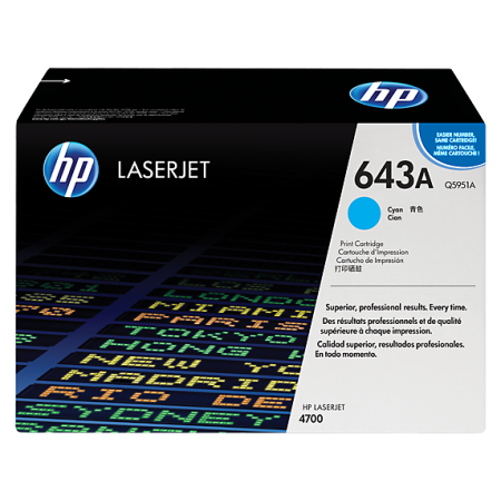 TONER HP Q5951A (643A) L.J. 4700 / CYAN