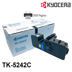 TONER KYOCERA TK-5242C ECOSYS M5526CDW CYAN