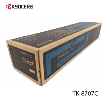 TONER KYOCERA TK-8707C TASKALFA 6550/7550CI CYAN (30K PAG.)