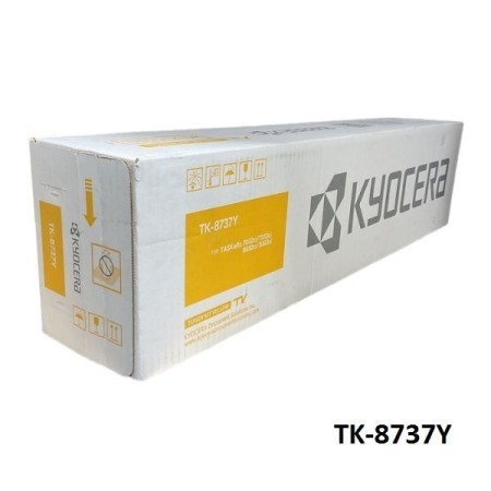 TONER KYOCERA TK-8737Y TASKALFA 8052CI/8353CI YELLOW