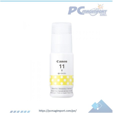Botella de tinta Canon GI-11Y / Color YELLOW/ 70ml