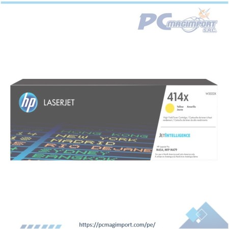 TONER HP W2022X (414X) L.J. M454 yellow 6,000 PGS