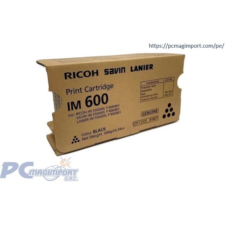 TONER RICOH IM 550 418477 BLACK PARA IM 600