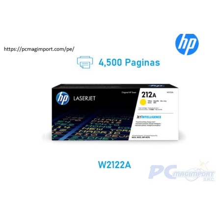 TonerHP 212A W2122A yellow M555 4,500 Paginas original