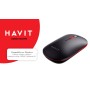 MOUSE HAVIT MS60WB, INALAMBRICO/BT, NEGRO