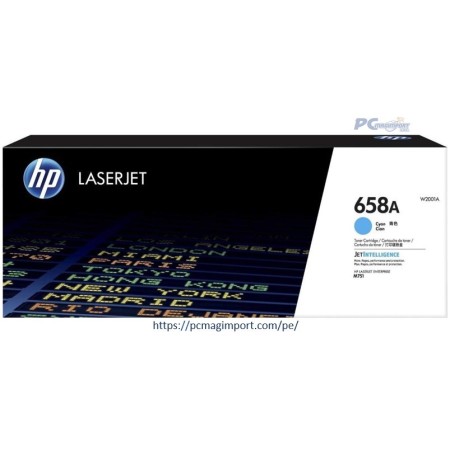 TONER HP W2001A (658A) LaserJet M571 CYAN 6,000 Páginas
