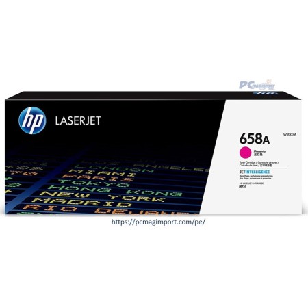 TONER HP W2003A (658A) LaserJet M571 MAGENTA 6,000 Páginas