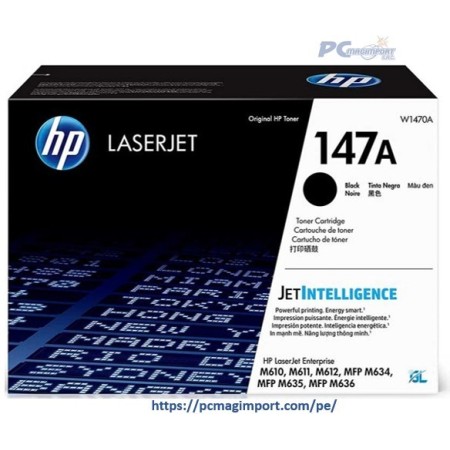 TONER HP 147A W1470A L.J. 107A BLACK 10,500 Páginas