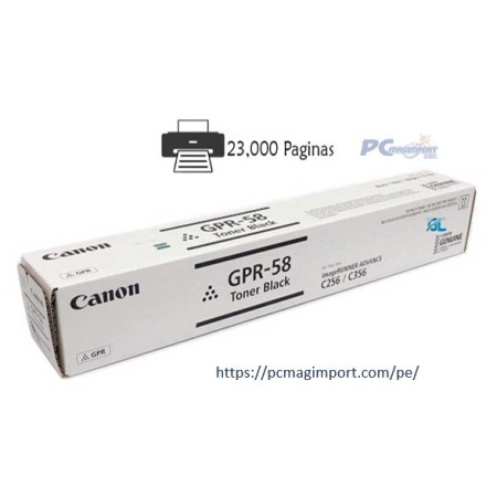 TONER CANON GPR-58 BLACK 23.000 PAGINAS