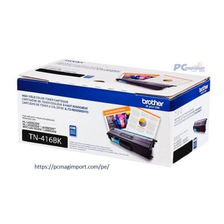 TONER BROTHER TN-416BK BLACK (MFCL8900CDW) 6,500 PAG.