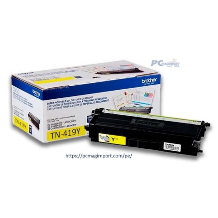 TONER BROTHER TN-419Y Yellow 9000 Paginas