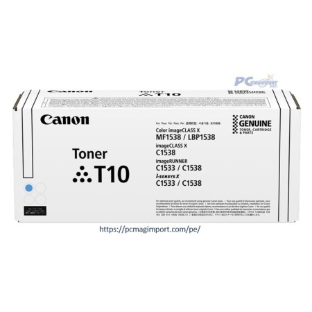 TONER CANON T10 CYAN, 13,000 Páginas