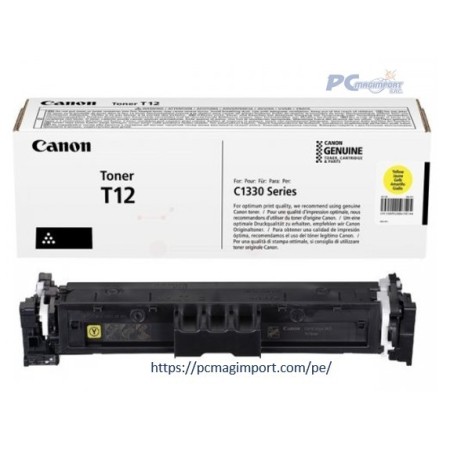 TONER CANON T12 YELLOW, 5, 300 Páginas