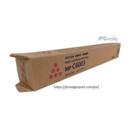 Toner RICOH MP c6003 841849 MAGENTA 9, 500 Páginas