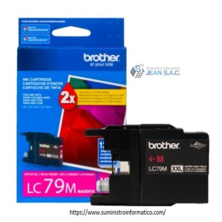 TINTA BROTHER LC-79BK MAGENTA  2, 400 PAGINAS