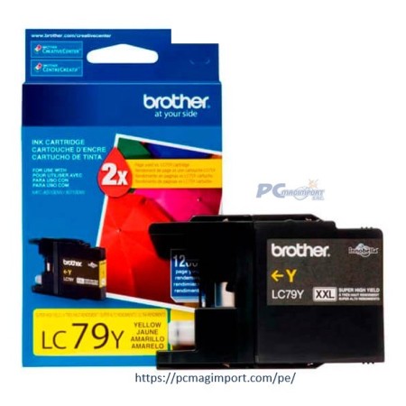 TINTA BROTHER LC-79BK YELLOW 2, 400 PAGINAS