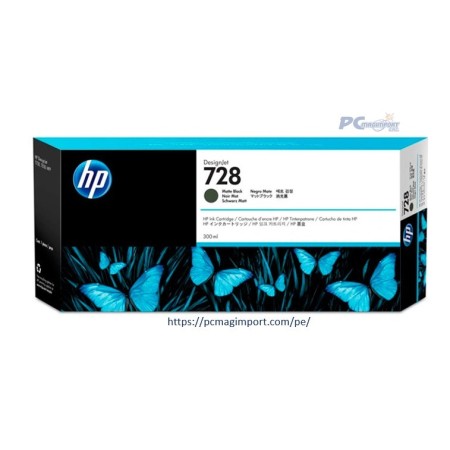 TINTA HP F9J68A (728) 300ML MATTE BLACK