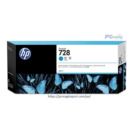 TINTA HP F9K17A (728A) 300ML CYAN