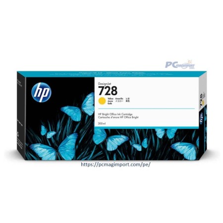 TINTA HP F9K15A (728A) 300ML YELLOW