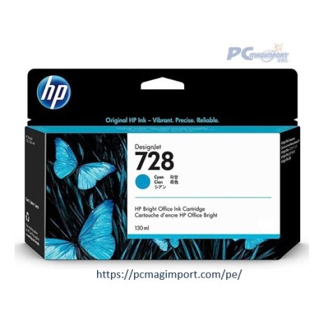 TINTA HP F9J67A (728) 130ML CYAN