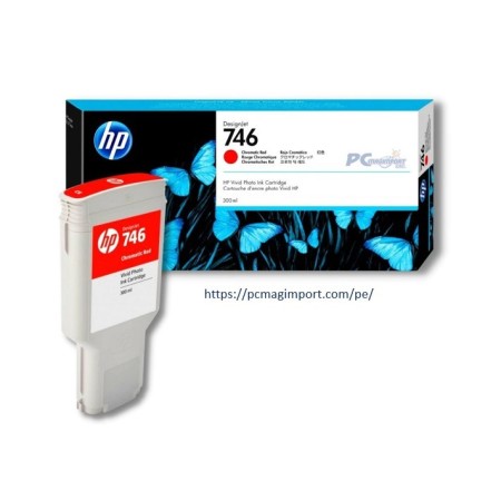TINTA HP P2V81A (746) 300ML CHROMATIC RED PARA Z6 Z9