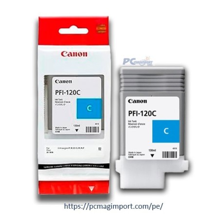 TINTA CANON PFI-120 C CYAN 130ML