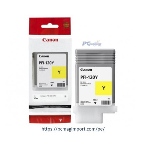 TINTA CANON PFI-120Y YELLOW 130ML