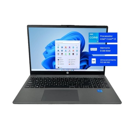 Notebook HP 250 G10, 15.6" LCD LED HD SVA, Core i7-1355U 1.70/5.00GHz, 16GB DDR4-3200MHz
