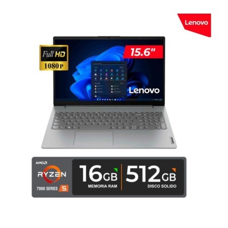 Notebook Lenovo V15 G4 AMN 15.6" FHD TN AMD Ryzen 3 7320U 2.4 / 4.1GHz, 8GB LPDDR5-4800MHz