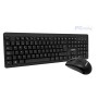 Kit teclado y mouse TEROS TE-4062N, USB, acabado elegante, negro, español / óptico