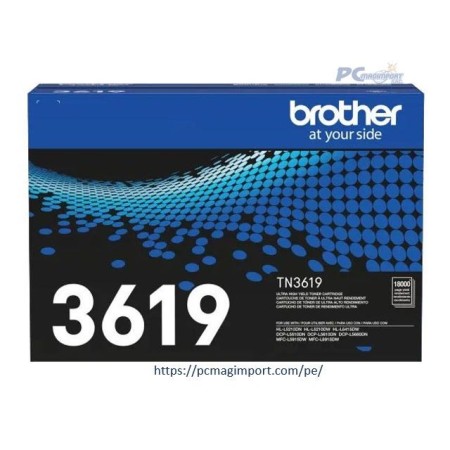 TONER BROTHER TN-3619 Rendimiento 18,000 paginas